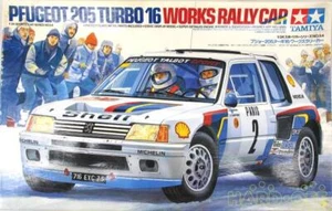 Tamiya Display Model 24054 1/24 Peugeot 205 Turbo 16 Works Rally Car - Picture 1 of 9