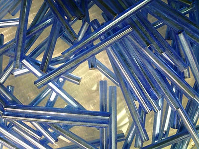 DE COLECCIÓN 30 GRAMOS ZAFIRO AZUL PLATA LÍNEA 30mm BOLA CUENTAS FLECOS ADORNOS #121811f Foto 1 de 2