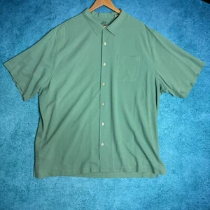 Vintage Tommy Bahama 2XT Hawaiihemd Herren Türkis Seide Kurzarm - Bild 1 von 16