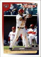 2005 Topps Total Washington Nationals Baseball Card #90 Jose Vidro