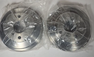 Rear Brake Drums Pair For 2011-2019 Ford Fiesta CMX 8-97811 35139 fod-27 920156 - Image 1 of 4