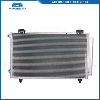 A/C Condenser For 2003 2004 Toyota Corolla Matrix 1.8L For AC3085 Aluminum - Image 1 of 4