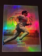 1995 Bowman's Best Refractor PRE-PRODUCTION Silver Border Chuck Knoblauch Twins