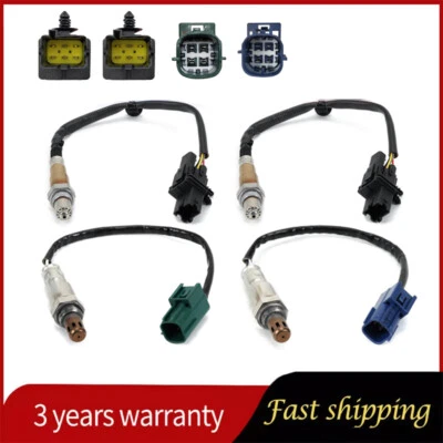 Sensor de oxígeno superior+inferior 4 piezas para Nissan Xterra 2005 2006 4,0 L V6 arriba+aguas abajo Foto 1 de 4