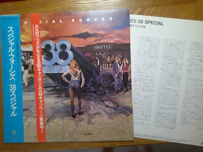 JAPAN A&M LP RECORD/38 SPECIAL/SPECIAL FORCES/ W/ OBI + INSERT/ NR MINT ROCK - Image 1 of 4