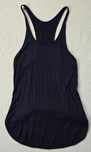 Lululemon Women's Thin Unlined Blue Racerback Tank Top Fitted Shirt - Picture 1 of 6