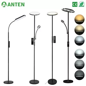 LED Stehleuchte Stehlampe Dimmbar Leseleuchte Deckenfluter Wohnzimmer Llamp DHL - Bild 1 von 107