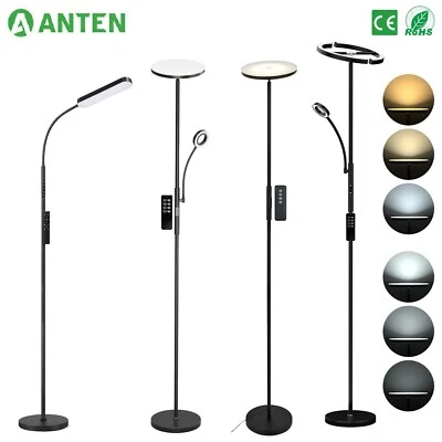 LED Stehleuchte Stehlampe Dimmbar Leseleuchte Deckenfluter Wohnzimmer Llamp DHL - Bild 1 von 4