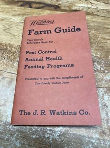 Vintage Prospekt 40er Jahre Farm Guide, J R Watkins Schädlingsbekämpfung, Fütterungsprogramm - Bild 1 von 5