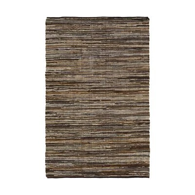 Tapete de área Livabliss Log Cabin, 8' x 10', marrom 8' x 10' - Imagem 1 de 2