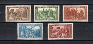 Saar 1950 Satz 299/303 Volkshilfe Lutwines-Legende postfrisch - Picture 1 of 2
