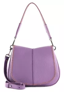 GIANNI CHIARINI Helena Round Saddle Bag Umhängetasche Tasche Glicine Neu - Bild 1 von 5