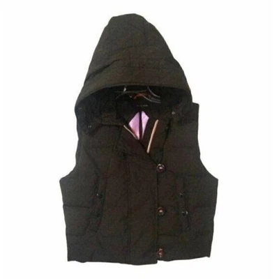 Niñas Gap Down Puffer Chaleco Marrón Pequeño Nuevo Sin Etiquetas Foto 1 de 3
