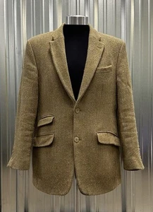 Chaqueta Blazer Harris Tweed By Peter James Vintage Para Hombre 100% Lana Pura Talla 40R - Imagen 1 de 19