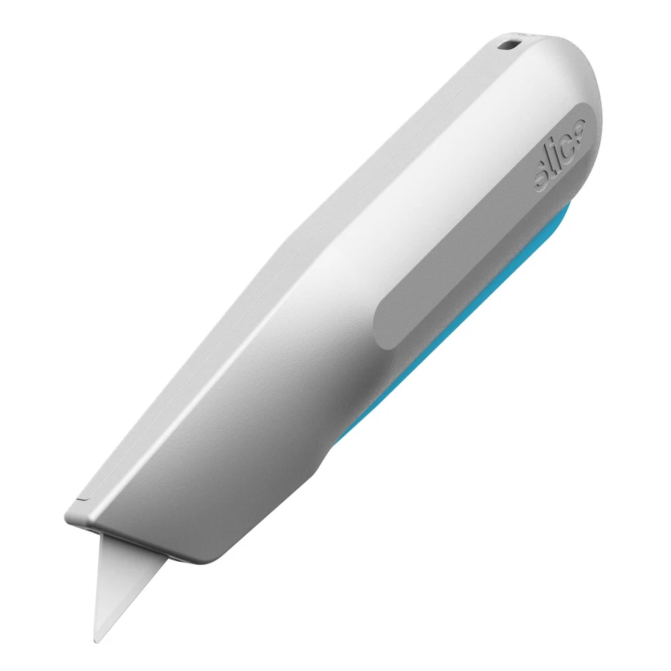 Slice Squeeze Knife Box Cutter with Ceramic Blade Finger-Friendly (10494)