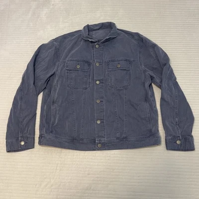 Banana Republic 男式深水洗紫色蓝色夹克,尺寸 L — 第 1/4 张图片