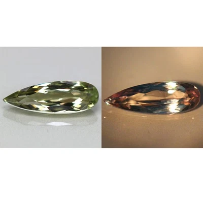 1,57 карата_коллекция мечты_100 % натуральное неотапливаемое изменение цвета диаспор_индейка - Изображение 1 из 4