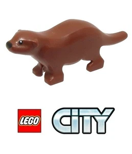 LEGO City - rotbraune Flussotter Minifigur aus Set 60394 - NEU - Bild 1 von 2