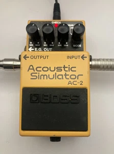 Boss AC-2 Acoustic Simulator Guitar Effects Pedal Tested Working from JAPAN - Picture 1 of 10