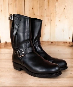 Nasty Feet 500 Biker-Stiefel Größe 10,5 M (hergestellt von Red Wing Shoes) (Stahlkappe) (USA) - Bild 1 von 12