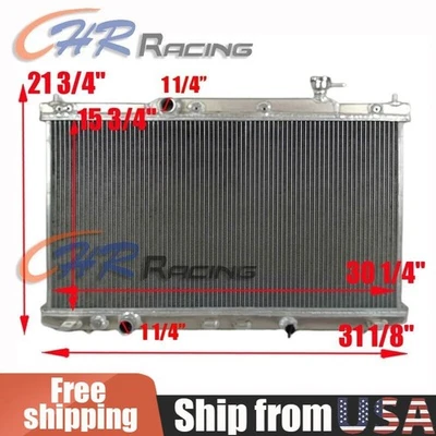 Radiador de aluminio para Honda Accord 2,4/3,5 L sedán/cupé 2013-2016 2014 2015 2017 Foto 1 de 4