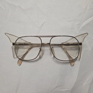 Marcos y protectores de gafas de aviador tono dorado vintage Titmus PC 250 Z87 5-1/2  - Imagen 1 de 9