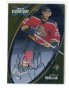 2002-03 ITG Be A Player BAP Signature Series Auto Kristian Huselius Panthers - Imagen 1 de 2