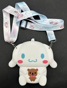 Sanrio Cinnamoroll Silicone Mini Crossbody Shoulder Bag Coin Purse Case Kawaii - Picture 1 of 10