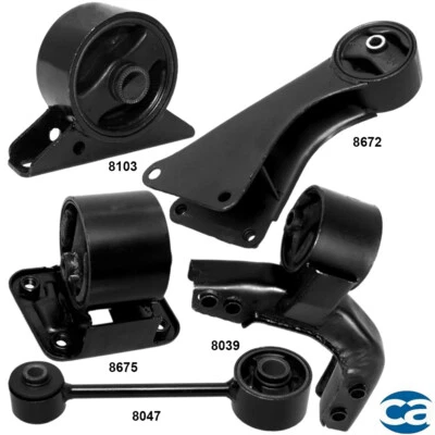 Soportes de motor y transmisión automática. Juego de 5 piezas de montaje para Hyundai Excel, Scoupe 1,5 L Foto 1 de 4