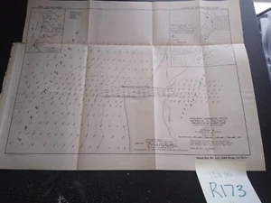 1915 Arcadia Harbor Michigan. U S Army Corp Engineering Sketch Foldout Map - Picture 1 of 3