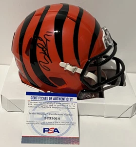 WILLIE ANDERSON Signed Autographed Auto Cincinnati Bengals Mini Helmet PSA/DNA - Picture 1 of 3