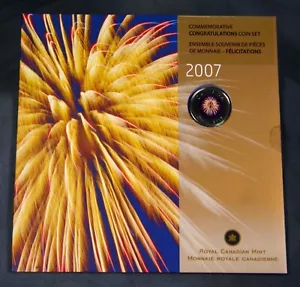 2007 Commemorative Congratulations Coin Set - Royal Canadian Mint - Picture 1 of 2