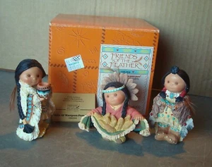 FREUNDE DER FEDER, "KÖNIGE MIT GESCHENKEN" 1996 SET MIT 3 FIGUREN MIT BOX - Bild 1 von 9