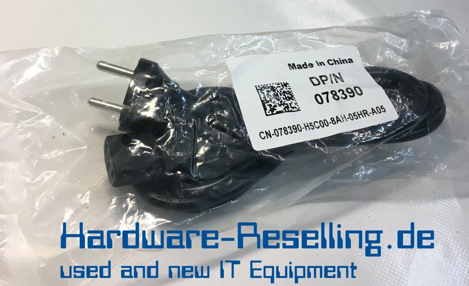 DELL Power Cable Schuko C7 To C13 Cold Device Plug 1.8M NEW OVP D-PN 078390 - Image 1 of 1