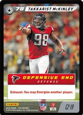 2019 Panini NFL Five #C2-19 Takkarist McKinley - Image 1 of 2