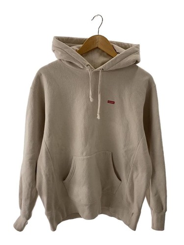 Supreme Felpa con Cappuccio 22AW Small Box Logo Felpa con Cappuccio S Cotone Beige Usata