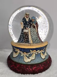 Jim Shore Musical Snow Globe "Oh, Blessed Family" #4008847, From 2007 - Picture 1 of 15