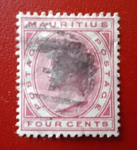 MAURITIUS 1885 4c Used Queen Mi 68 Scott 72 Yt 71 Sg 105 XF 4031 - Picture 1 of 2