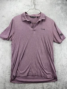 Travis Mathew Shirt Herren Lila Polo Golf Gestreift Kurzarm Gr. L - Bild 1 von 10