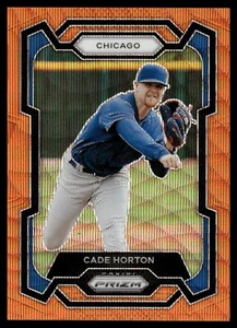 2024 Panini Prizm Baseball CADE HORTON ORANGE WAVE PRIZM 6/49 #63 CHICAGO - Picture 1 of 2