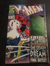 X-men#25(9.4)(1993) Wolverine Beatdown,Holo Square Wrap-around Cover