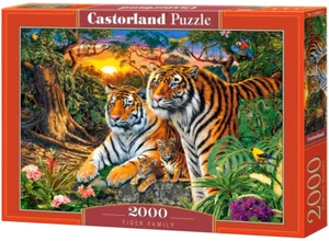 NEW Castorland Jigsaw Puzzle 2000 Pieces C-200825-2 Tiger Family - Foto 1 di 2