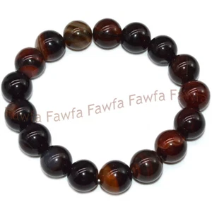 12mm Real Multi-Color Dream Lace Agate Round Gems Beaded Elastic Bracelet 7.5'' - Picture 1 of 3