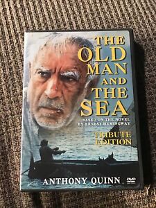 THE OLD MAN AND THE SEA 1990 TV MOVIE DVD OOP ANTHONY QUINN FULLSCREEN