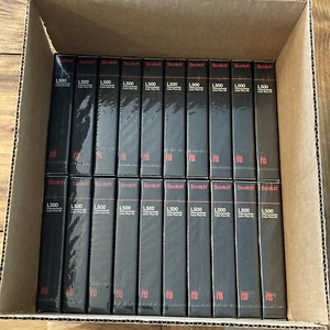 Vintage Neu im Karton 3M Scotch L500 HG BETA leere VHS Bänder (Menge 20) versiegelt mit Box - Bild 1 von 10
