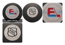 FREDERICTON EXPRESS AHL OFFICIAL HOCKEY PUCK INGLASCO + VICEROY MFG.MADE IN 🇨🇦