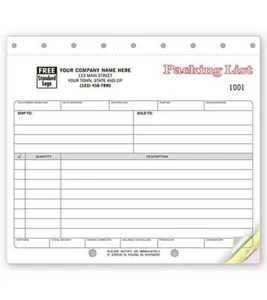 250 Lista de Embalaje Formas Sin Carbono Pequeño Formato/Nebs/Deluxe No. 127 / 2 piezas - Imagen 1 de 1