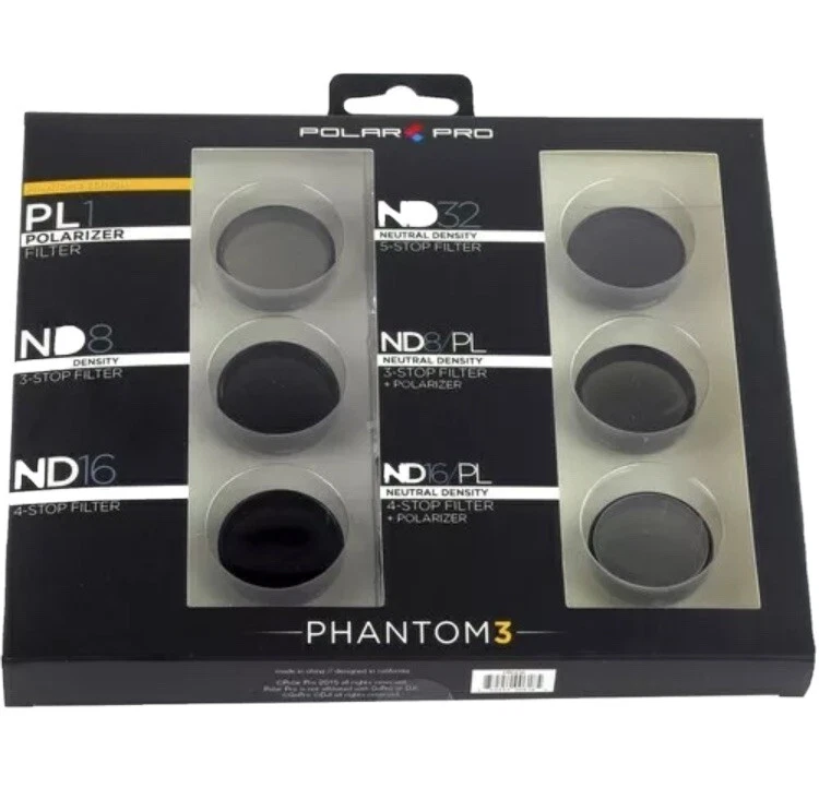 POLAR PRO DJI Phantom 3 Standard 6-Pack Filter - Image 1 of 2
