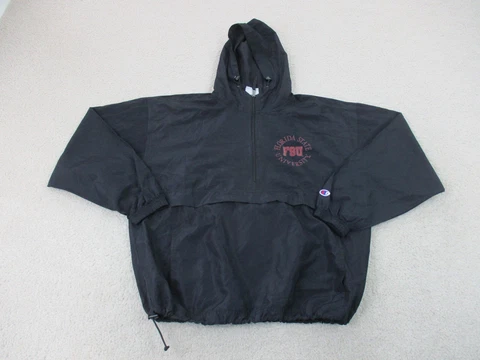 Florida State Seminoles Jacket Adult Large Black Red Football Champion Coat Men* Cover