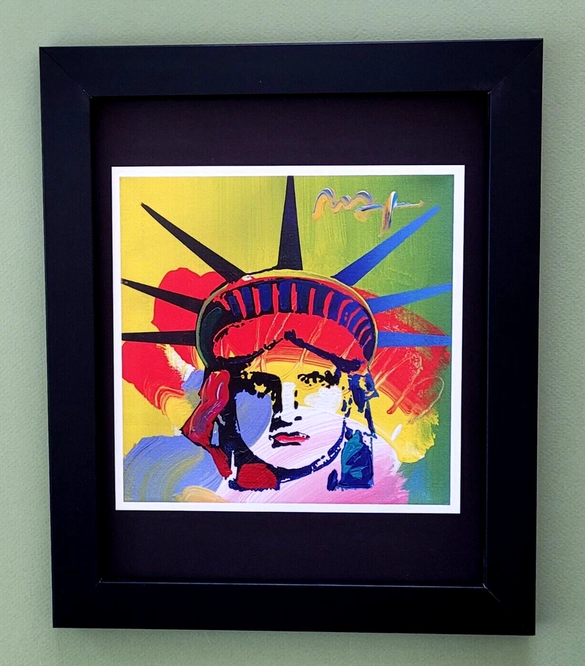 Peter Max | Impresión vintage firmada | Liberty Pop Art | Marco nuevo | ¡Cómpralo ahora! Foto 1 de 3